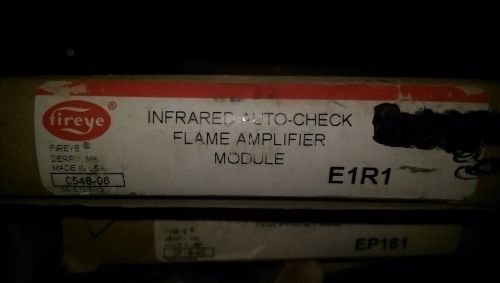 #159 FIREYE E1R1 INFARED AUTO CHECK AMPLIFIER MODULE NIB