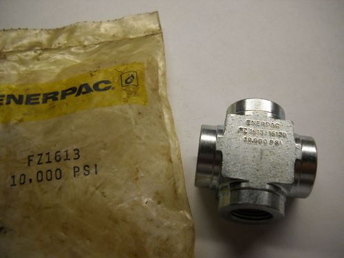 ENERPAC FZ1613 HYDRAULIC HIGH PRESSURE 4-WAY FITTING NEW CONDITION IN PACKAGE