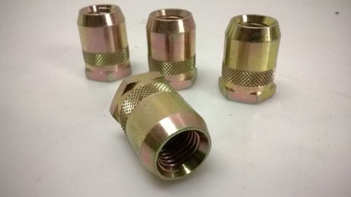 Lot of 4   steel hydraulic hose tube fittings for sale