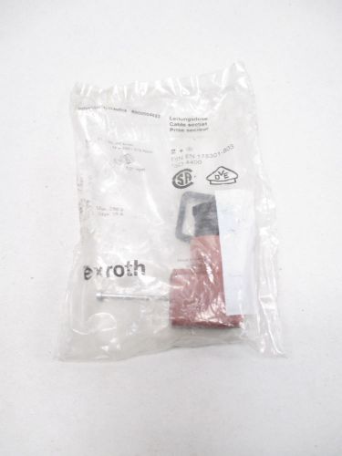 NEW REXROTH R00004823 175301-803 ISO 4400 CONNECTOR PLUG ASSEMBLY D476315