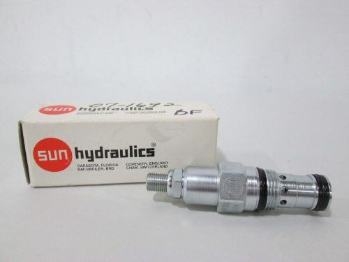 New sun hydraulics nfcc ldn adjustable needle cartridge hydraulic valve d333688 for sale