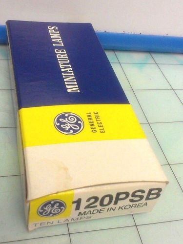 Ge 120psb miniature incandescent 3w t2 120v bulb pack of 10 for sale