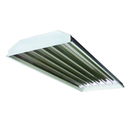 (12) highbay linear fluorescent flat profile 6 lamp t8 light fixtures f32t8 for sale
