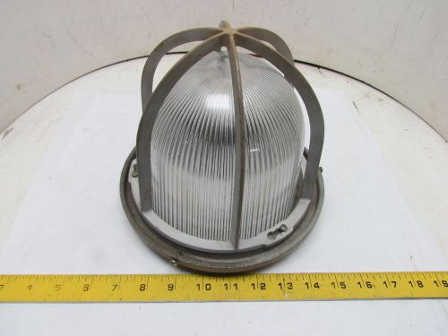 Appleton Explosion Proof Prismatic Glass Globe Dome w/Aluminum Guard 7&#034; Threaded