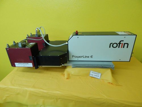 Rofin-sinar laser powerline e-25 d dual-head laser marker system used working for sale