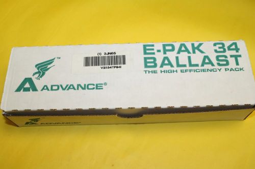 Advance e-pak 34 ballast the high efficiency pack for sale