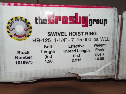 Lifting swivel / crosby/ 15000# for sale