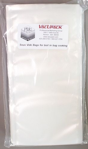 Food Saver Bags SOUSVIDE 100 Pint 6X12 Premium Pouch by VacUpack from ITALY