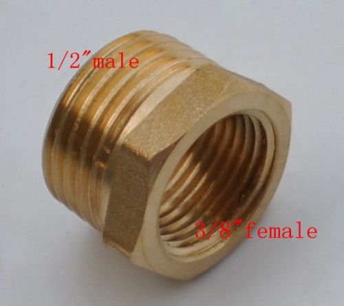 Npt g1/2&#034; male transfor 3/8&#034; female threads adapter 2pcs for sale