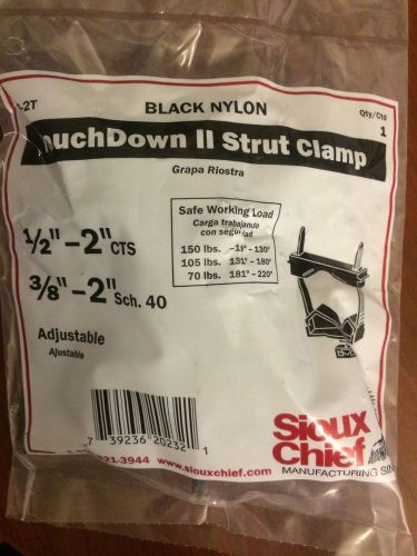 Lot of 16.      touch down 2 strut clamp  1/2 - 2in cts, 3/8 - 2in sch40 for sale