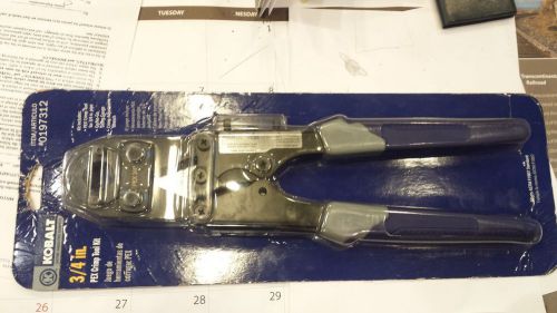 New In Package Kobalt 3/4&#034; Quick-Cinch Pex Clamp Tool