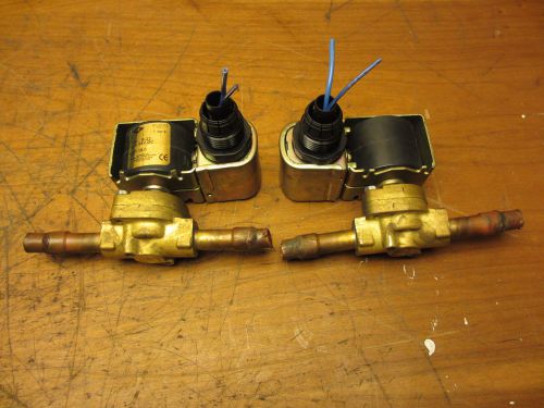 Parker lot of 2 rb6e4 general purpose valves w/ r23 coil 24vdc for sale