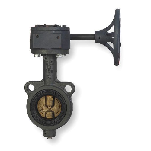 Milwaukee valve butterfly valve  wafer  6 in  viton  gear mw322v 6 for sale