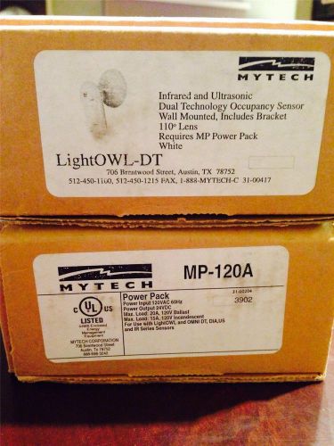 Mytech lightowl-dt ir and ultrasonic occupancy sensor w/ mp-120a watt stopper! for sale