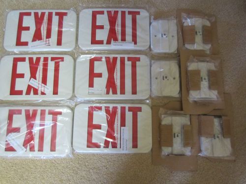 Lot of 6 new lighted exit sign covers - cooper tcp for sale