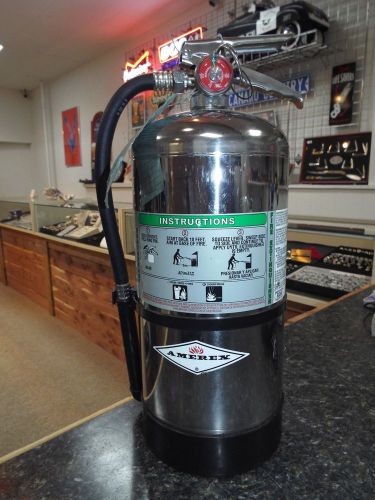 Amerex b260 fire extinguisher wet chemical, ul rating and ansi/ul8  k, class a-k for sale