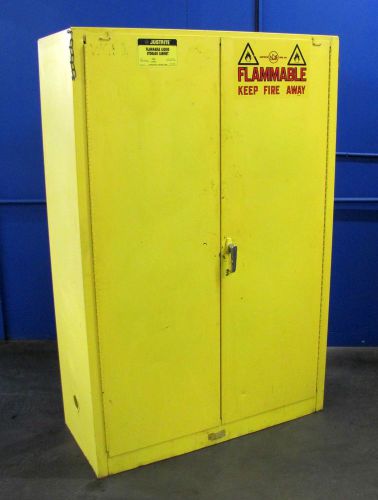 JUSTRITE FLAMMABLE SAFETY STORAGE CABINET~45 GAL~ONTARIO, CALIF