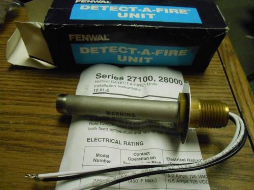 Fenwal 500-688976 detect-a-fire unit heat detector 140f new open box for sale