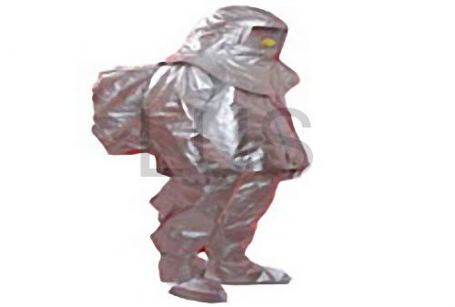 700 degree aluminized suit heat resistant fireproof coat for firefighting for sale