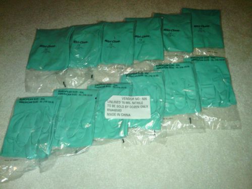 Nitri-Chem gloves (12 pair) Brand new size 10-10.5 (XL)
