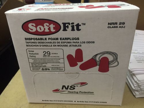 Northern Safety Co. Inc. Soft Fit Disposable Foam Earplugs 100X NRR 29 Class A
