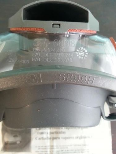 3M Full Face Respirator 6000 Series (6898, 6899B) &amp; 3M 60921 Organic Vapor Cart.