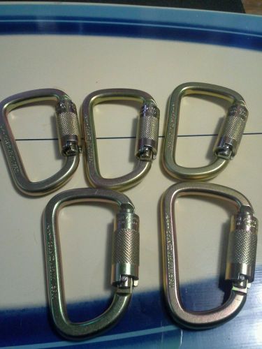Brand New SAFETY Carabiner Connectors LOT OF 5