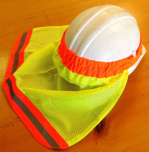 OK-1 Safety Model OK5057009 High Visibility Mesh Hard Hat Shade, BRAND NEW