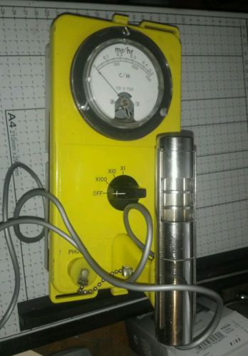 Victoreen cdv 700 6a Geiger counter radiation survey meter no tube or can .