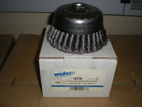 Weiler #12276 wire cup brush - 5&#034; diameter for sale