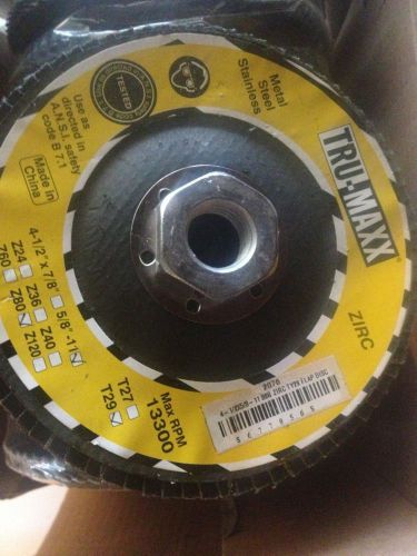 4-1/2 x 5/8-11 wheel grinding disc  t29 80 grit (qty 10 disc) 3m dewalt for sale