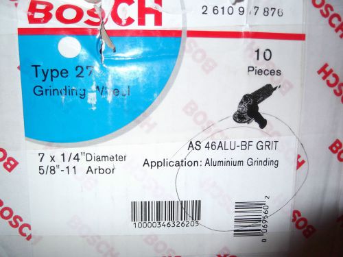 Bosch Type 27 7 x  1/4  Aluminum Grinding Wheels