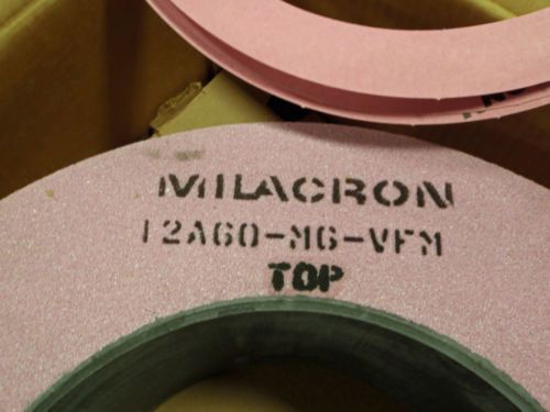 Cincinatti milacron 12a60-m6-vfm grinding wheel pink 20 x 8 x 12 nib for sale