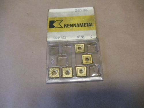 5 NEW KENNAMETAL KENLOC CARBIDE INSERTS SNMP432 KC850