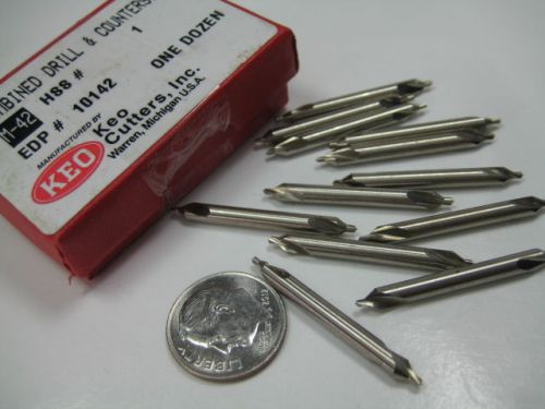 Lot ( 12 ) new keo m42 #1 center drills hss countersink drilling cutting tools for sale