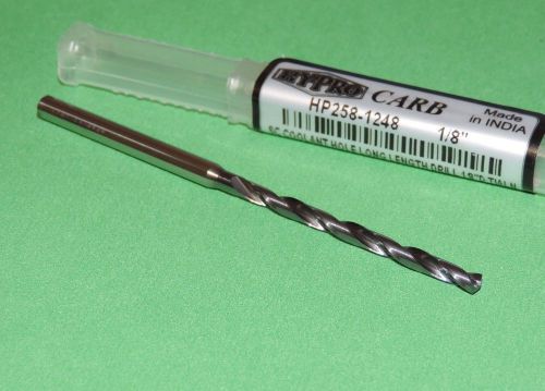 OSG HY-PRO 1/8&#034; Solid Carbide Coolant Fed Drill 8xD TiALN (HP258-1248)