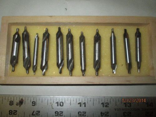 MACHINIST TOOLS LATHE MILL Lot of Machinist Center Drills Counter Sink Cutters