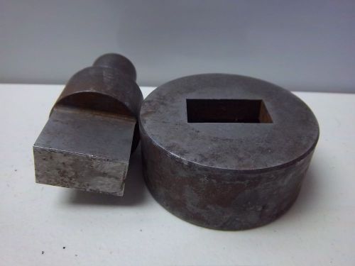 USED 11/16&#034; X 1-1/4&#034; PUNCH DIE SET