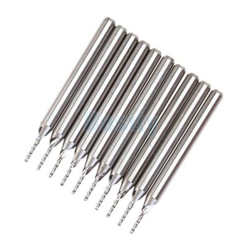 10pcs 0.8mm carbide end mill endmill tungsten steel blade cnc/pcb engraving kit for sale