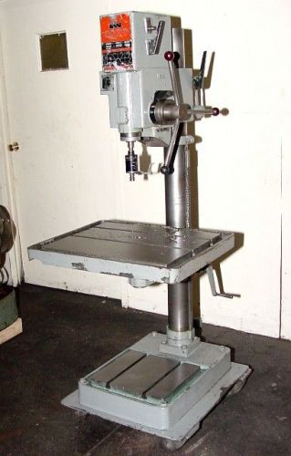 20&#034; swg 1.2hp spdl wilton 20606 drill press, geared head, tapmatic for sale