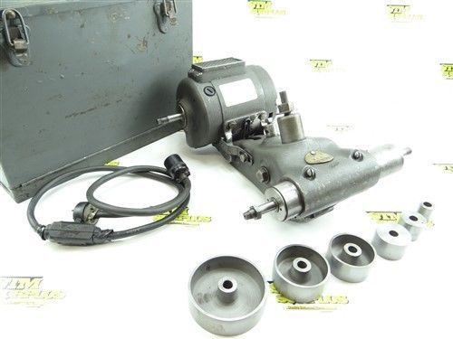 DUMORE #7 THE GIANT PRECISION TOOL POST GRINDER W STEEL CASE