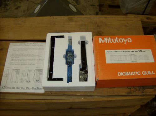 Mitutoyo digimatic quill kit z-axis 572 series.
