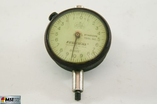 Federal C3K .00025&#034; Dial Indicator w/ 1yr ISO 17025 Calibration