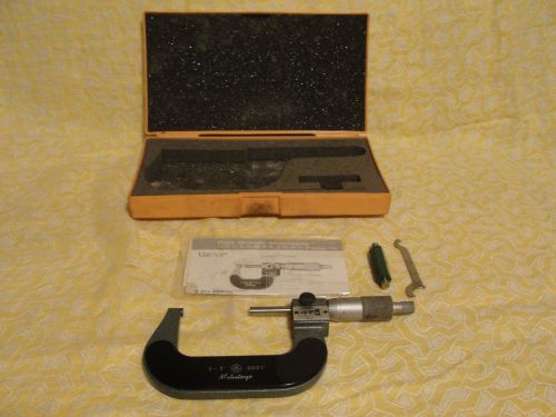 Mitutoyo 2-3&#034; .0001 No. 193-213 Digital Outside Micrometers Machinist Inspection