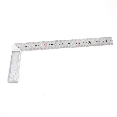 Stainless Steel Aluminum Dual Reading 30cm Scale Try Metre Square Ruler
