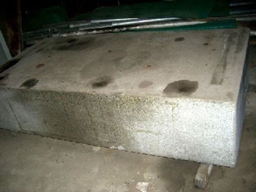 Herman granite surface plate 4&#039;x8&#039;x20&#034; grade a thread insert holes 9000lb(13915) for sale