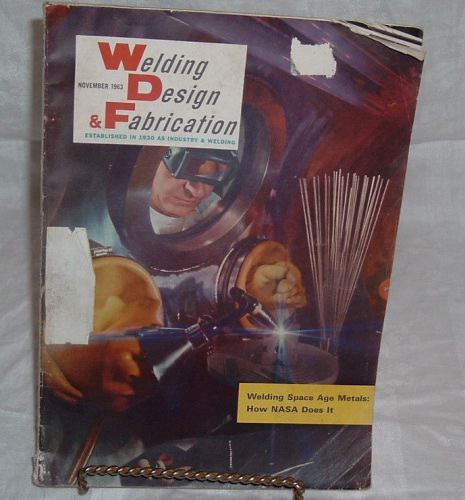 vintage welding design&amp; fabrication magazine november 1963