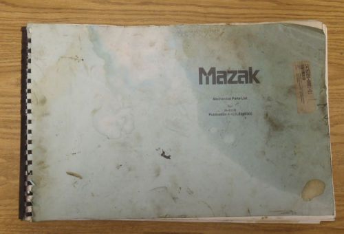 Mazak HMC Mechanical Parts List H-400N _ Horizontal Machining Center 432LE08E000