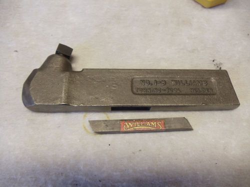 WILLIAMS LATHE TOOL HOLDER NO. 1-5 WITH TOOL BIT