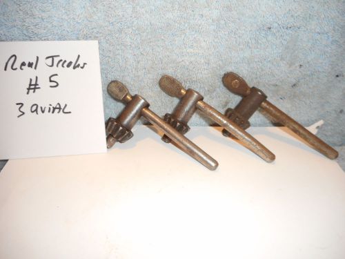 Machinists 12/3A  BUY NOW REAL USA Jacobs #5 Drill Chuck Key